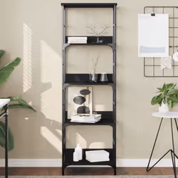Crée un espace de rangement supplémentaire dans votre maison ou bureau avec cette bibliothèque ! Matériau durable : la biblio ...