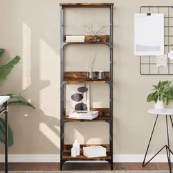 vidaXL Bibliothèque chêne fumé 50x33x153 cm bois dingénierie 835276