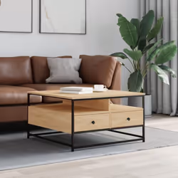 Ajoutez une touche d'élégance à votre salon avec cette élégante table basse. Matériau durable : la table d'appoint est fabriq ...