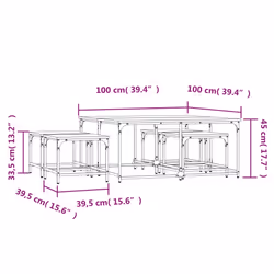 VidaXL 835334 Table à café, latérale et de salon - Vue supplémentaire 8