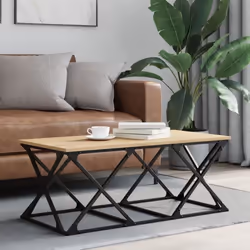 vidaXL Table basse chêne sonoma 100x49x40 cm bois dingénierie 835360