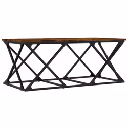 Ajoutez une touche d'élégance à votre salon avec cette élégante table basse. Matériau durable : la table d'appoint est fabriq ...
