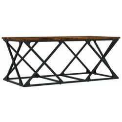Vidaxl - Table basse chêne fumé 100x49x40 cm bois d'ingénierie