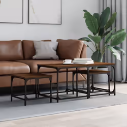 Les 3 tables basses gigognes sont l'alternative parfaite pour les petits appartements ou tout espace avec une surface limitée ...