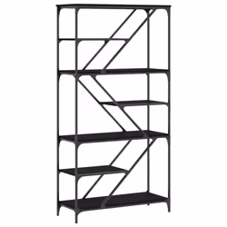 VidaXL 835414, Noir, Acier, Bois, 910 mm, 360 mm, 1760 mm