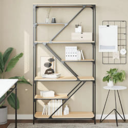 VidaXL Bibliothèque 91x36x176 cm - Chêne sonoma