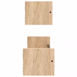 VidaXL 835435 étagères Bois, Acier Bois - Vue supplémentaire 5