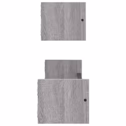 VidaXL 835437 étagères Bois, Acier Gris - Vue supplémentaire 5