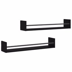VidaXL 835439, Bois, Acier, Noir, 800 mm, 160 mm, 140 mm, 1 pièce(s)