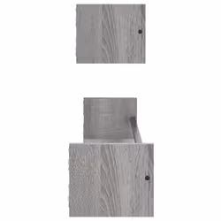 VidaXL 835442 étagères Bois, Acier Gris - Vue supplémentaire 5