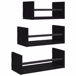 VidaXL 835444, Bois, Acier, Noir, 160 mm, 140 mm, 1 pièce(s)