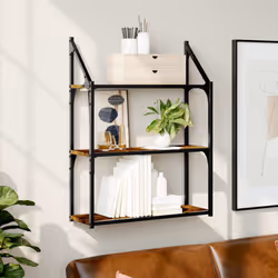 VidaXL 835451 étagères Bois Chêne, Marron