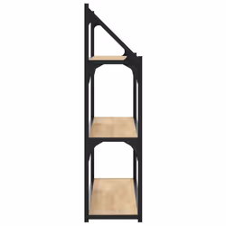 VidaXL 835455 étagères Bois, Acier Bois - Vue supplémentaire 5