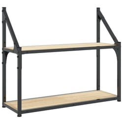 VidaXL 835460 étagères Bois, Acier Bois