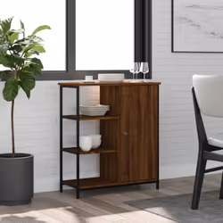 Ce buffet classique est destiné à être un supplément décoratif et pratique à votre maison. Matériau durable : le bois d'ingén ...