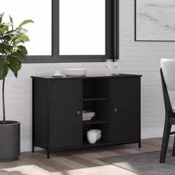 Ce buffet classique, au look intemporel, est conçu pour être un excellent supplément à votre maison. Matériau durable : le bo ...