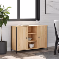 Ce buffet classique, au look intemporel, est conçu pour être un excellent supplément à votre maison. Matériau durable : le bo ...