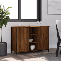 Ce buffet classique, au look intemporel, est conçu pour être un excellent supplément à votre maison. Matériau durable : le bo ...