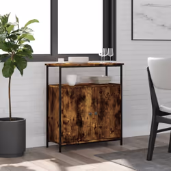 Ce buffet classique est destiné à être un supplément décoratif et pratique à votre maison. Matériau durable : le bois d'ingén ...