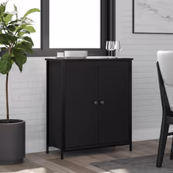 Ce buffet classique est destiné à être un supplément décoratif et pratique à votre maison. Matériau durable : le bois d'ingén ...