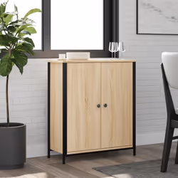 Ce buffet classique est destiné à être un supplément décoratif et pratique à votre maison. Matériau durable : le bois d'ingén ...