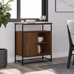 Ce buffet classique est destiné à être un supplément décoratif et pratique à votre maison. Matériau durable : le bois d'ingén ...