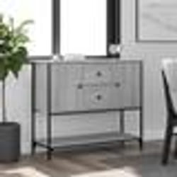 vidaXL Buffet sonoma gris 100x36x85 cm bois d'ingénierie