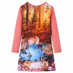 Robe sweat - vidaXL - Fille - Orange - 15 à 10 ans - Résistante et confortable