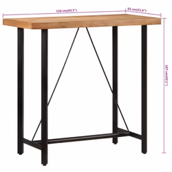 VidaXL 356370 table de cuisine et de salle à manger - Vue supplémentaire 8