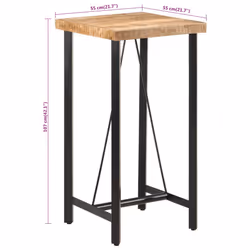 VidaXL 356380 table de cuisine et de salle à manger - Vue supplémentaire 7