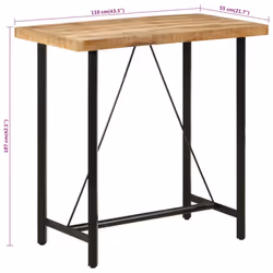 VidaXL 356381 table de cuisine et de salle à manger - Vue supplémentaire 7