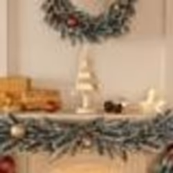 vidaXL Arbres de Noël en bois pour décoration 2 pcs 30 cm pin massif