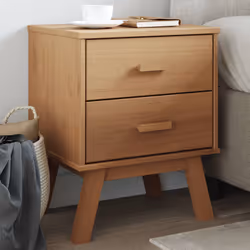 VidaXL 358582 Table de nuit et table de chevet Marron
