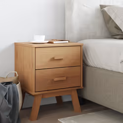 VidaXL 358582 Table de nuit et table de chevet Marron
