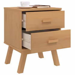 VidaXL 358582 Table de nuit et table de chevet Marron - Vue supplémentaire 5