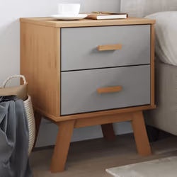Cette table de chevet tendance en bois, présentant un charme scandinave, est conçue pour améliorer votre intérieur. Bois de p ...