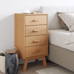 VidaXL 358585 Table de nuit et table de chevet Marron