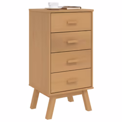 VidaXL 358585 Table de nuit et table de chevet Marron - Vue supplémentaire 4