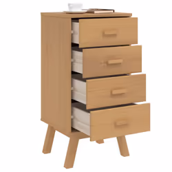 VidaXL 358585 Table de nuit et table de chevet Marron - Vue supplémentaire 5