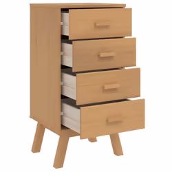 VidaXL 358585 Table de nuit et table de chevet Marron - Vue supplémentaire 6