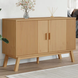 Vidaxl - Buffet olden marron 114x43x73,5 cm bois massif de pin