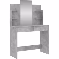 Dotée d'un aspect intemporel et raffiné, la coiffeuse avec miroir est un excellent supplément à la décoration de votre chambr ...