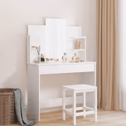 VidaXL 837578 coiffeuse et ensemble de coiffeuses pour chambre à coucher