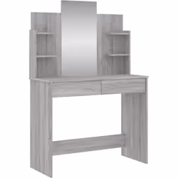 Dotée d'un aspect intemporel et raffiné, la coiffeuse avec miroir est un excellent supplément à la décoration de votre chambr ...
