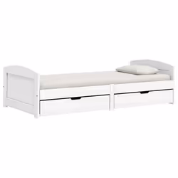 VidaXL 3185208, lit sofa, Blanc, Bois de pin, Bois, 2050 mm, 960 mm, 560 mm