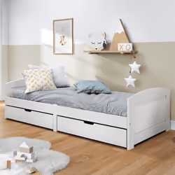 VidaXL 3185208 canapé lit sofa Blanc
