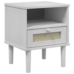 VidaXL 358011 Table de nuit et table de chevet Blanc