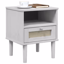 VidaXL 358011 Table de nuit et table de chevet Blanc