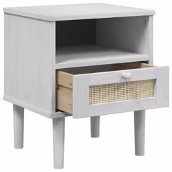 VidaXL 358011 Table de nuit et table de chevet Blanc - Vue supplémentaire 5