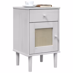 VidaXL 358014 Table de nuit et table de chevet Blanc